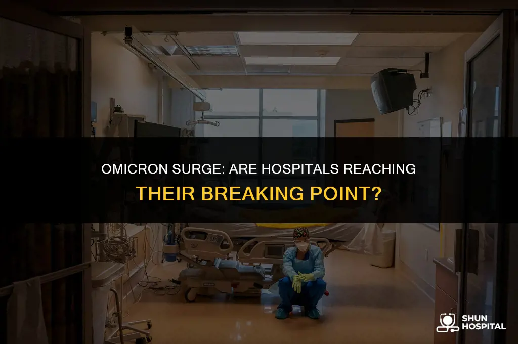 are hospitals being overwhelmed by omicron