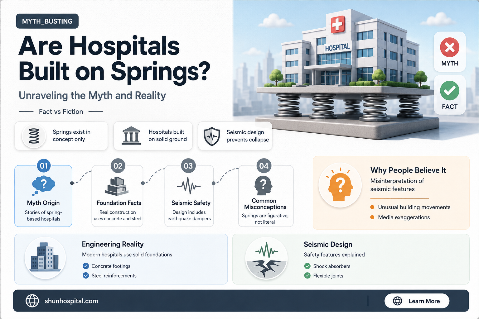 are hospitals built on springs