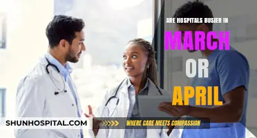 Spring's Hospital Hustle: March vs. April