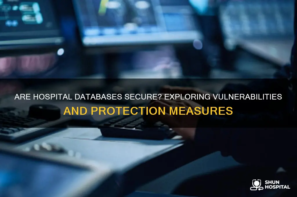 are hospitals databases protected
