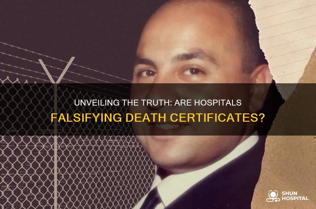are hospitals falsifying death certificates