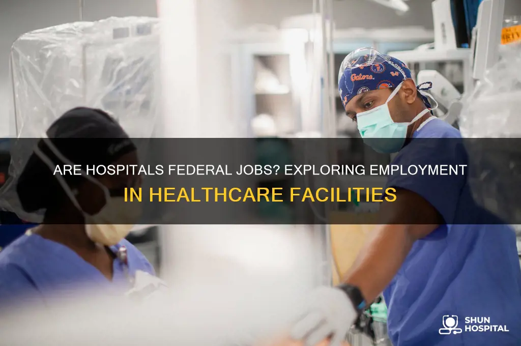 are hospitals federal jobs
