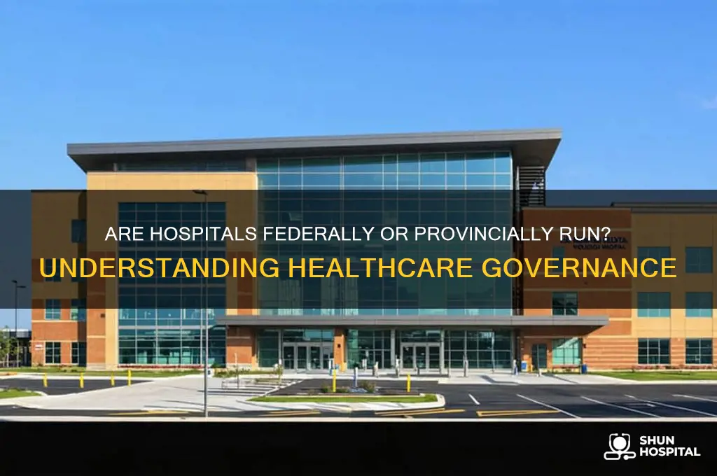 are hospitals federal or provincial
