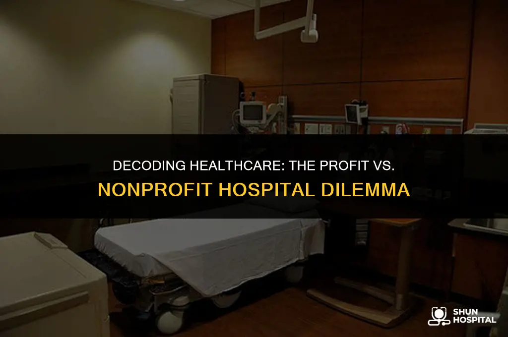 are hospitals for profit or nonprofit