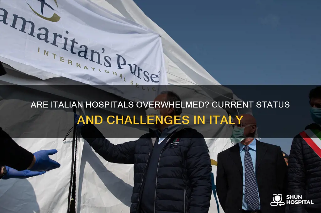 are hospitals full in italy