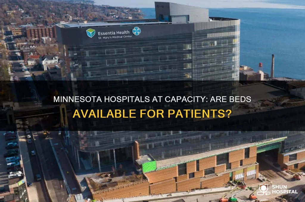 are hospitals full in minnesota