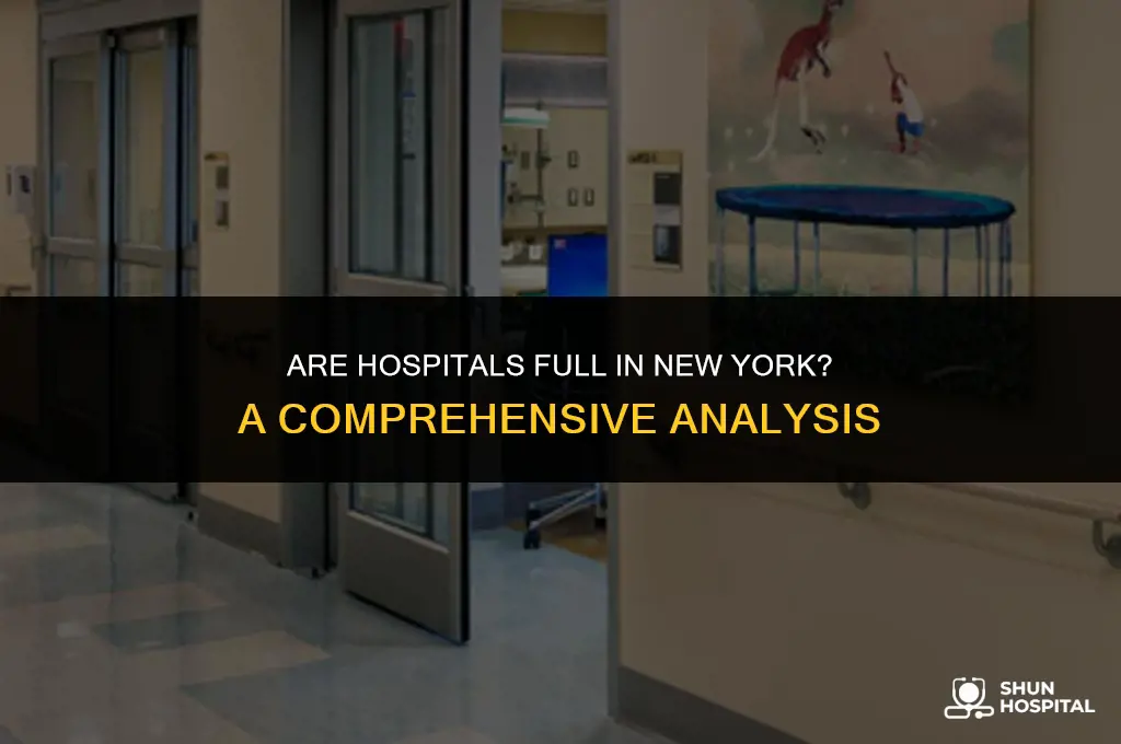 are hospitals full in new york