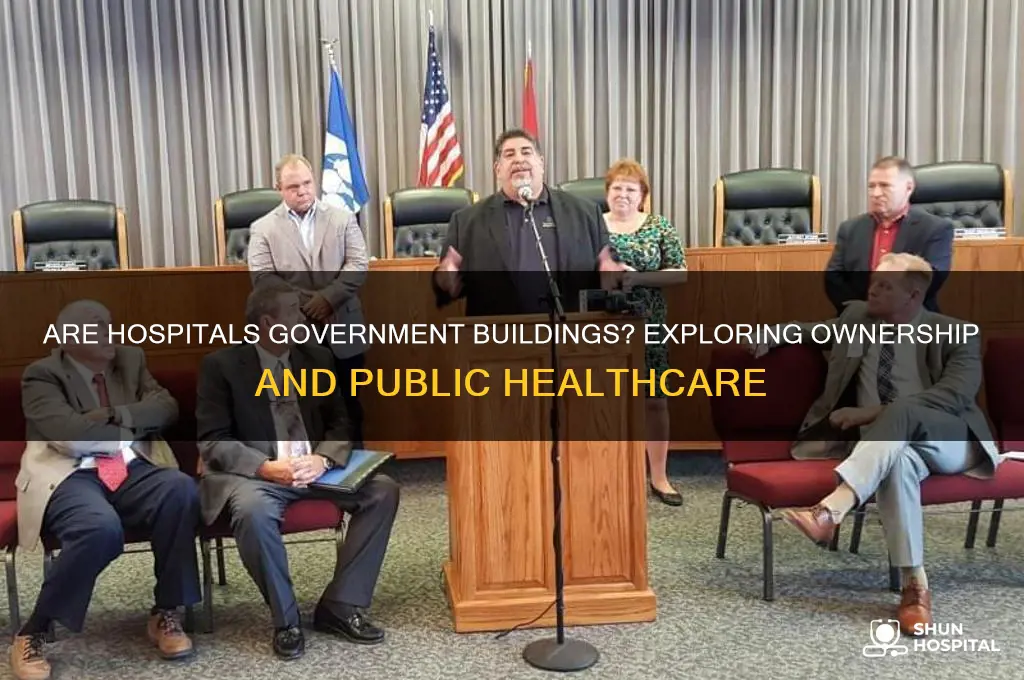 are hospitals government buildings