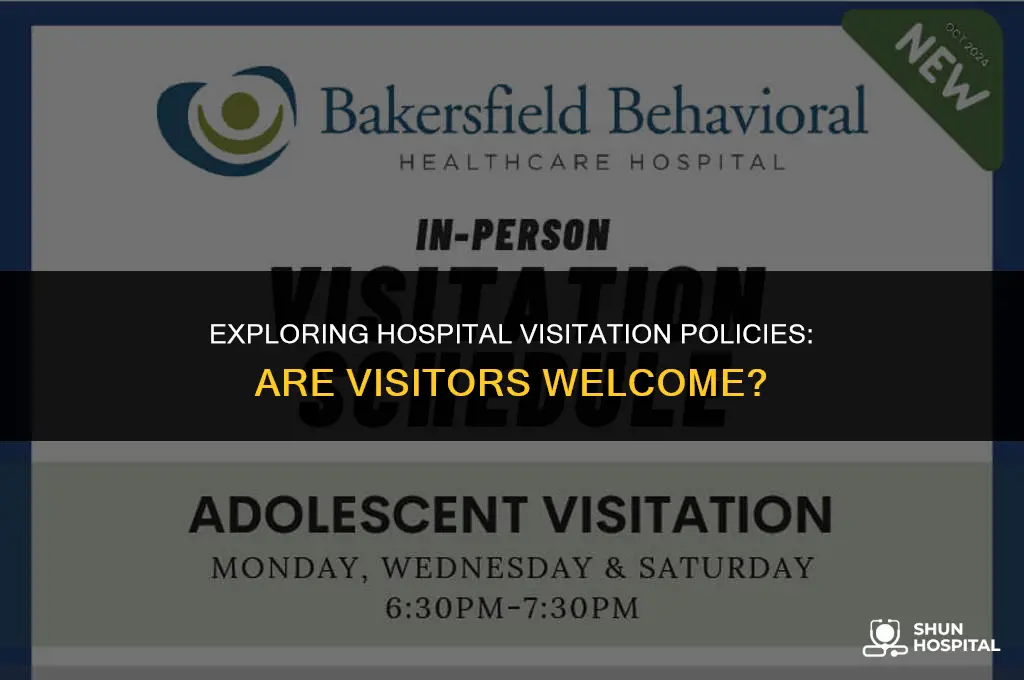 are hospitals letting visitors come in