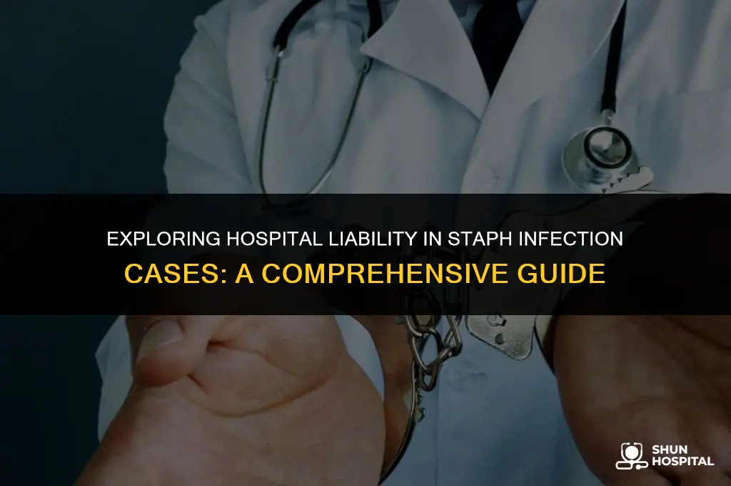 are hospitals liable for staph infections