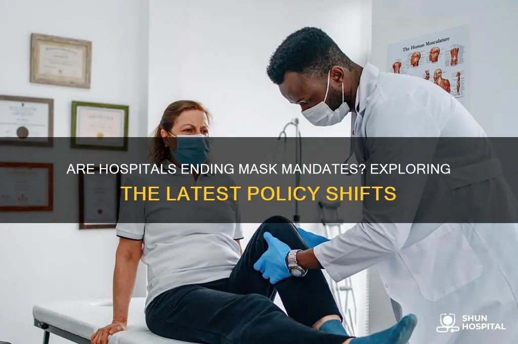 are hospitals lifting mask mandates