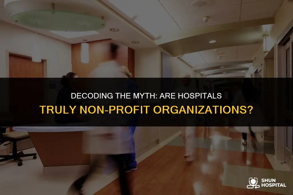 are hospitals not for profit organizations