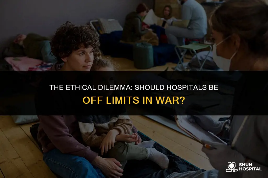 are hospitals off limits in war