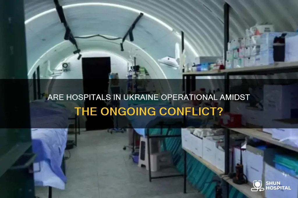 are hospitals open in ukraine