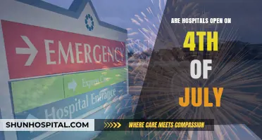 Hospitals on Independence Day: Open or Closed?