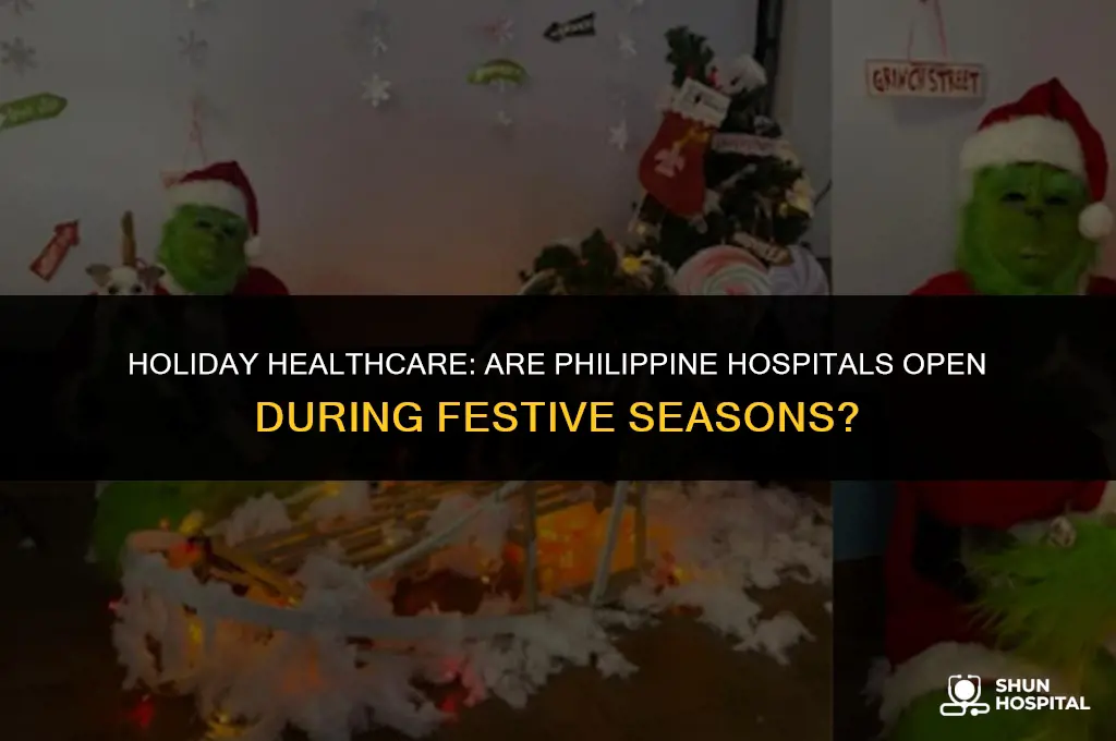 are hospitals open on holidays philippines