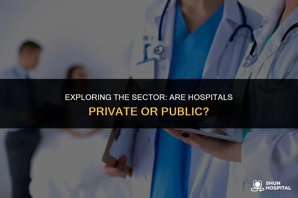 are hospitals private or public sector