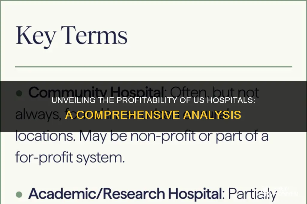are hospitals profitable in the us