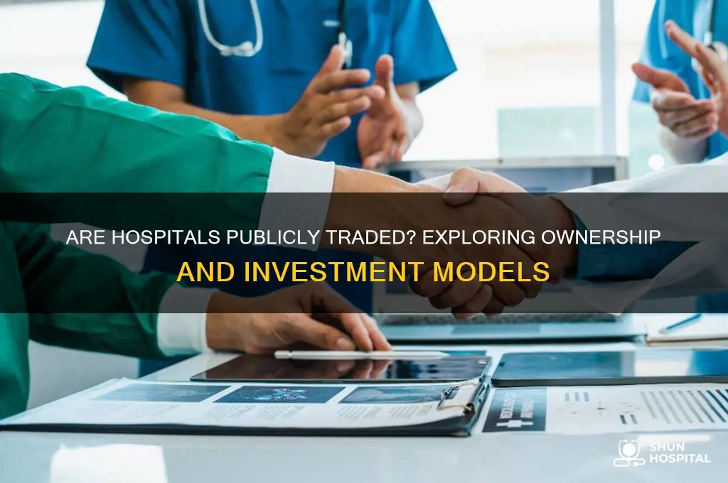 are hospitals publicly traded