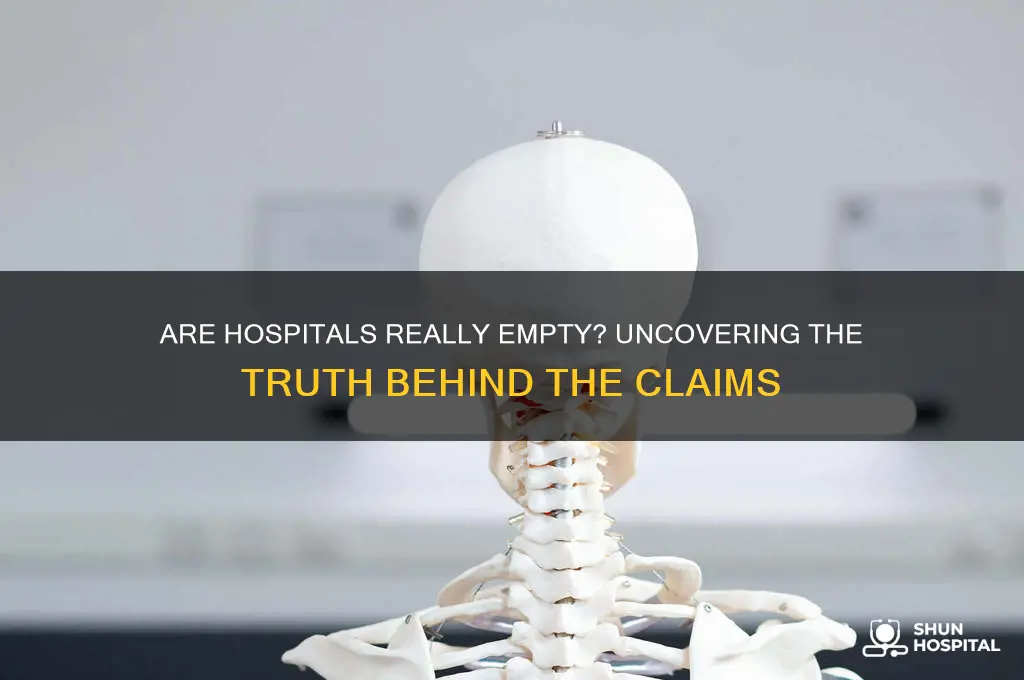 are hospitals really empty