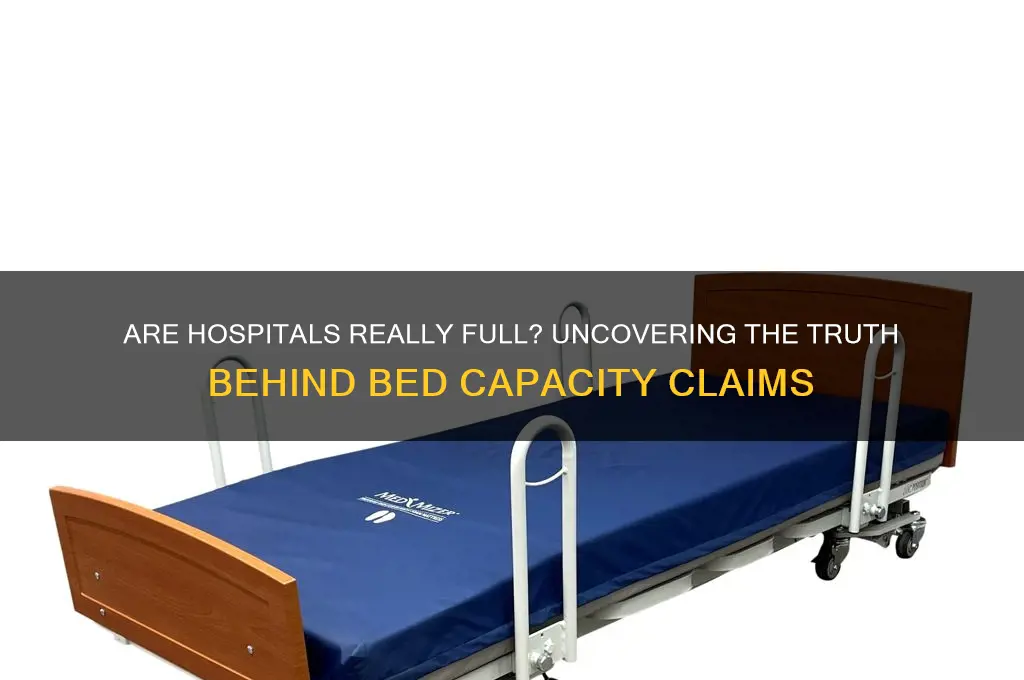 are hospitals really full