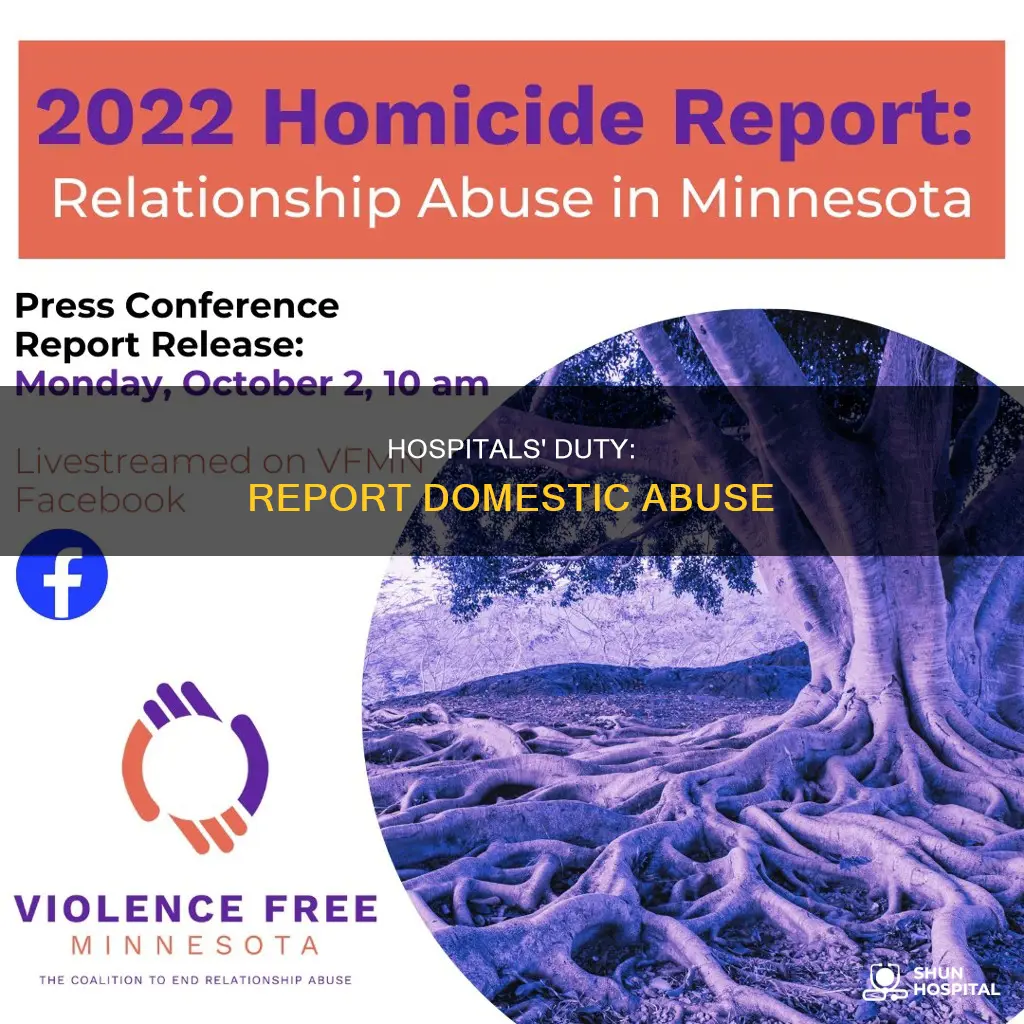 are hospitals required to report domestic abuse
