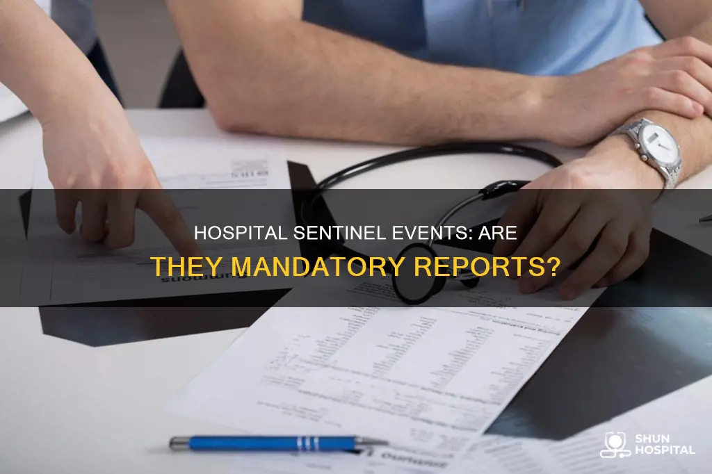 are hospitals required to report sentinel events
