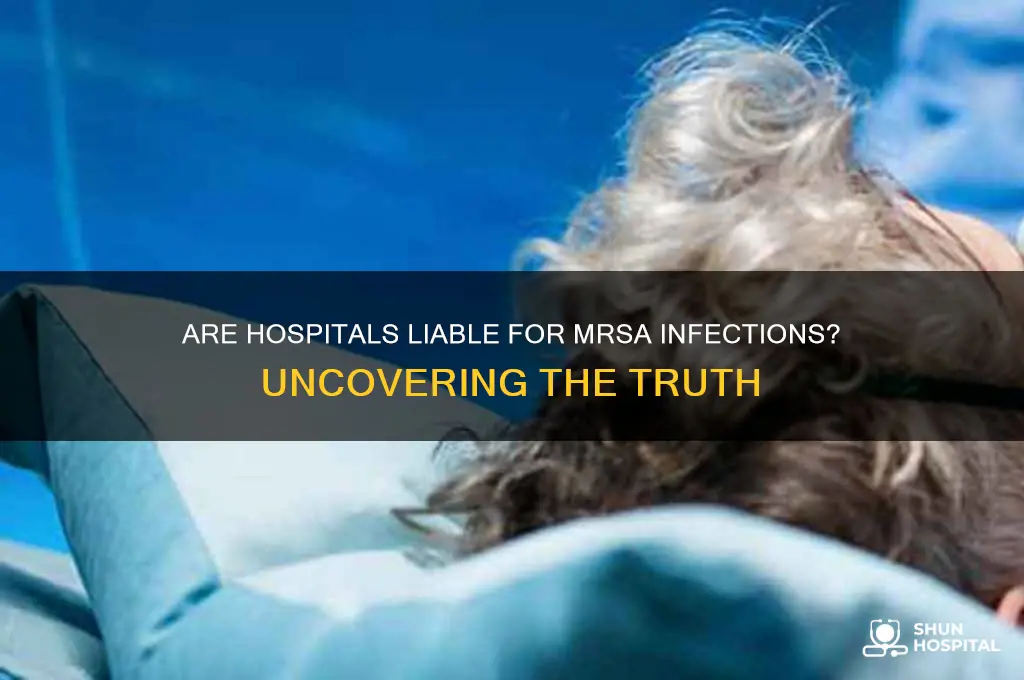 are hospitals responsible for mrsa