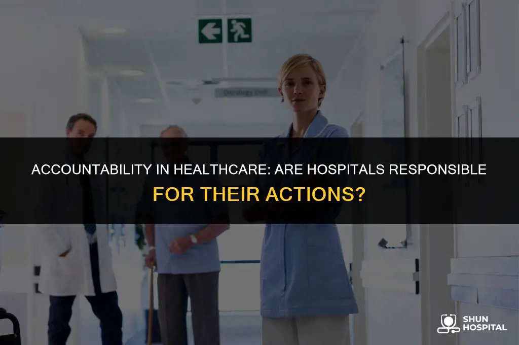 are hospitals responsible for their actions