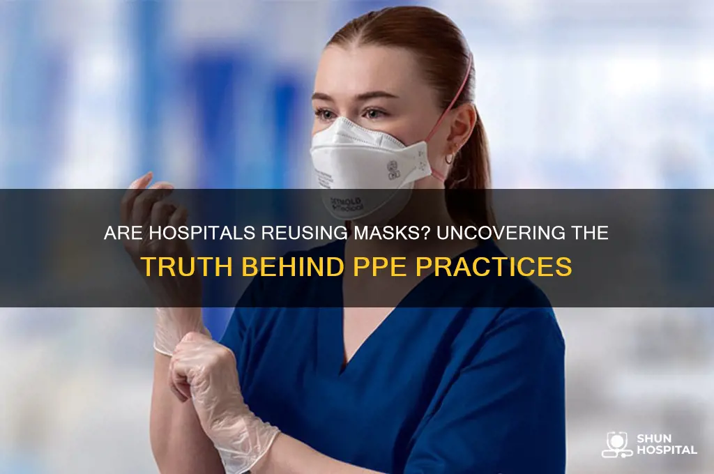 are hospitals reusing masks