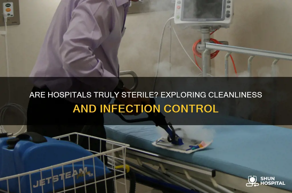 are hospitals sterile