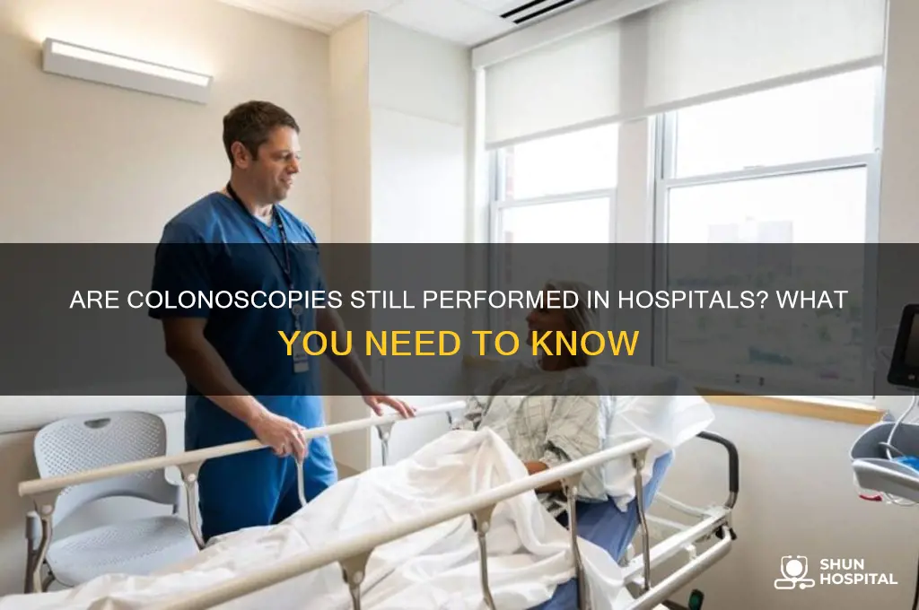 are hospitals still doing colonoscopy