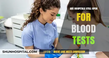 Hospitals: Open for Blood Tests?