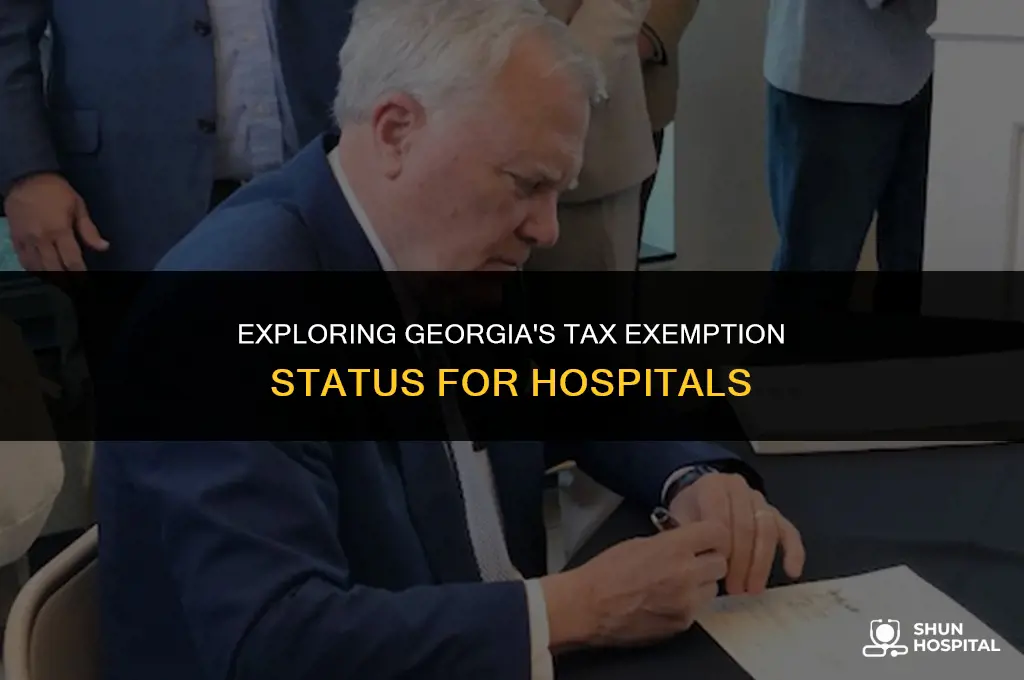 are hospitals tax exempt in georgia