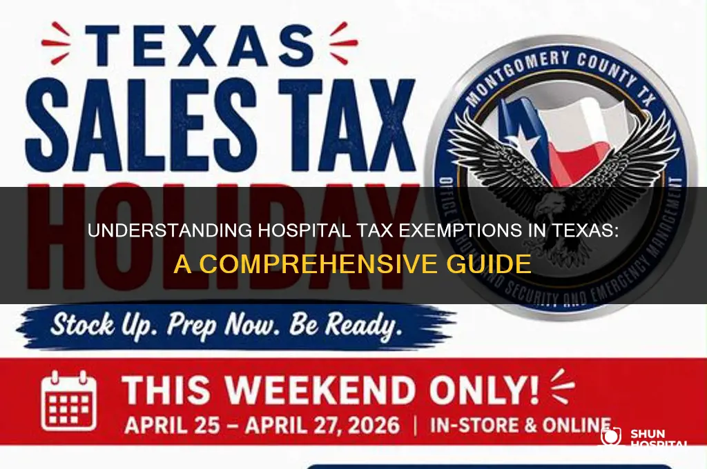 are hospitals tax exempt in texas
