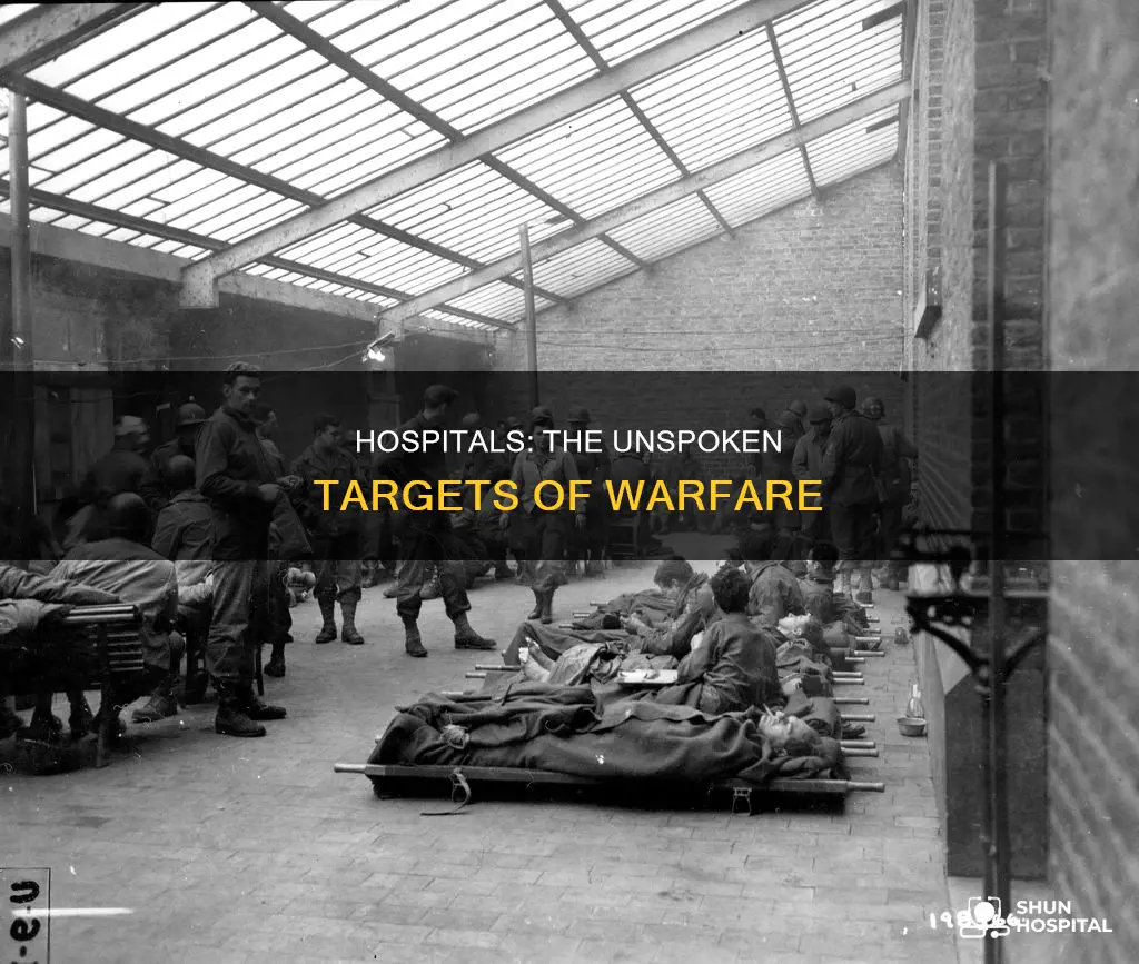 are hospitals the first targets during warfare