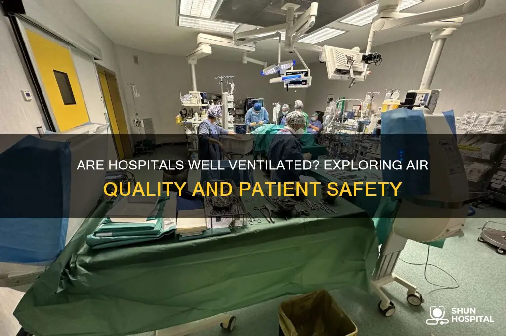 are hospitals well ventilated