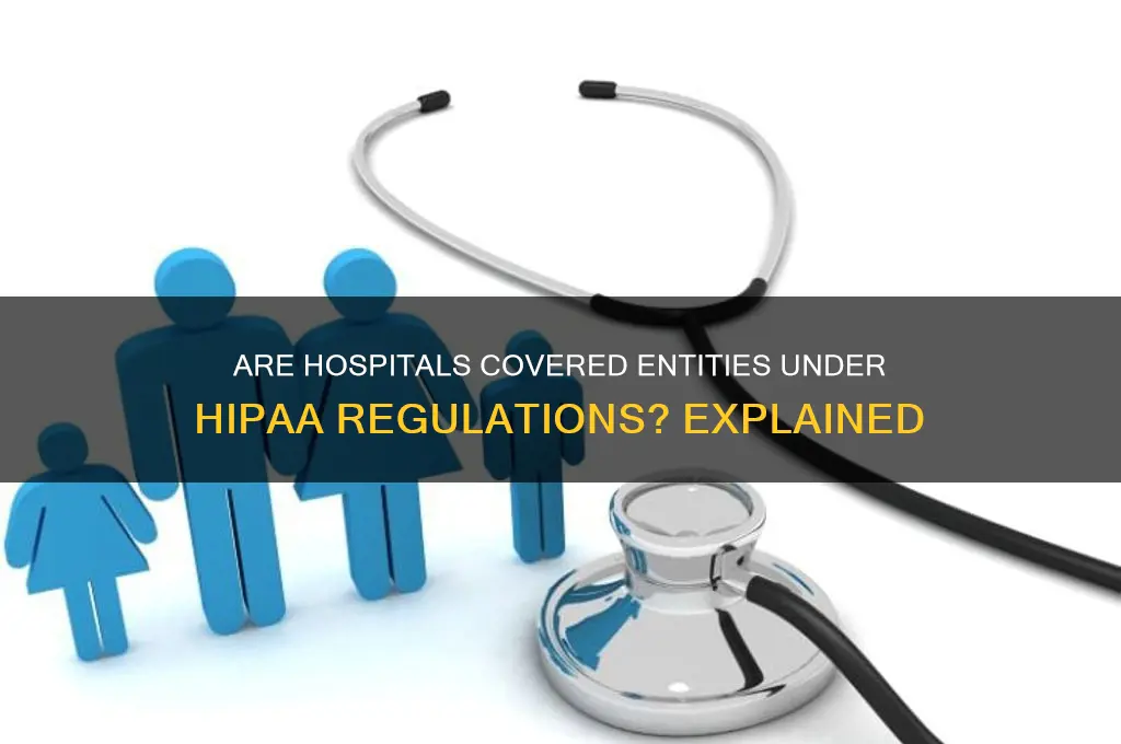are hospitas covered entities