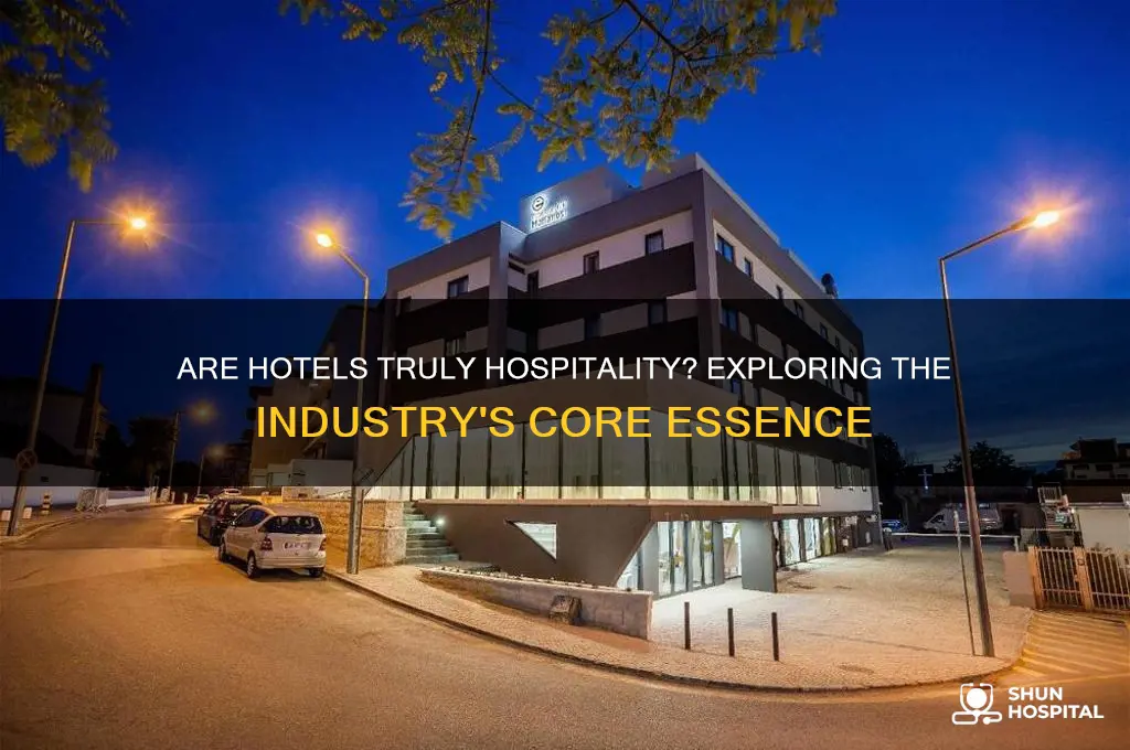 are hotels considered hospitality