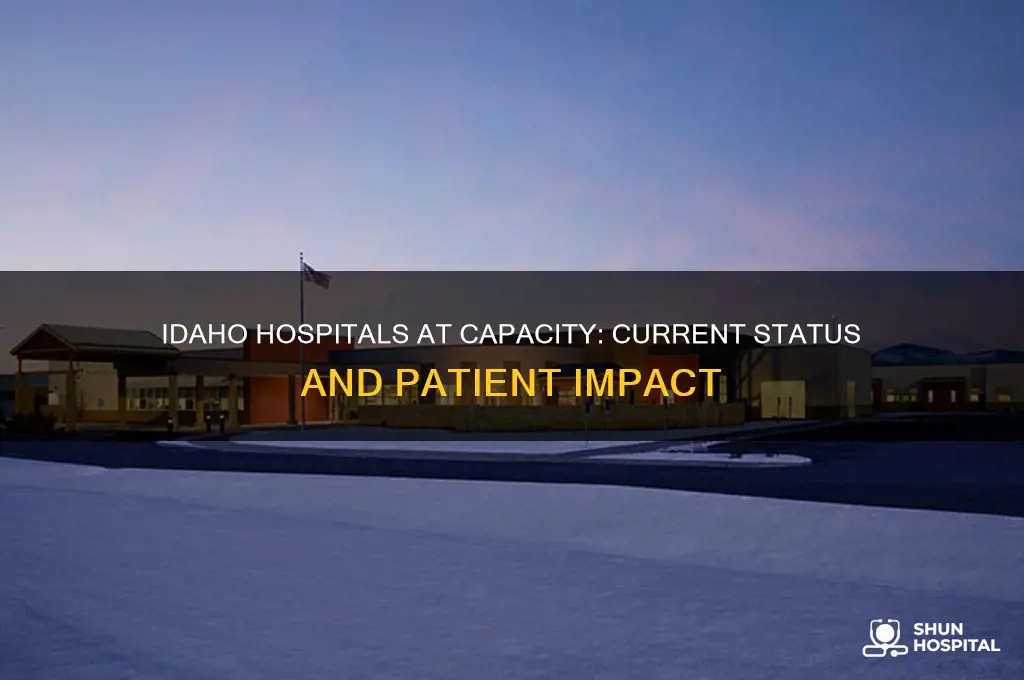 are idaho hospitals at capacity