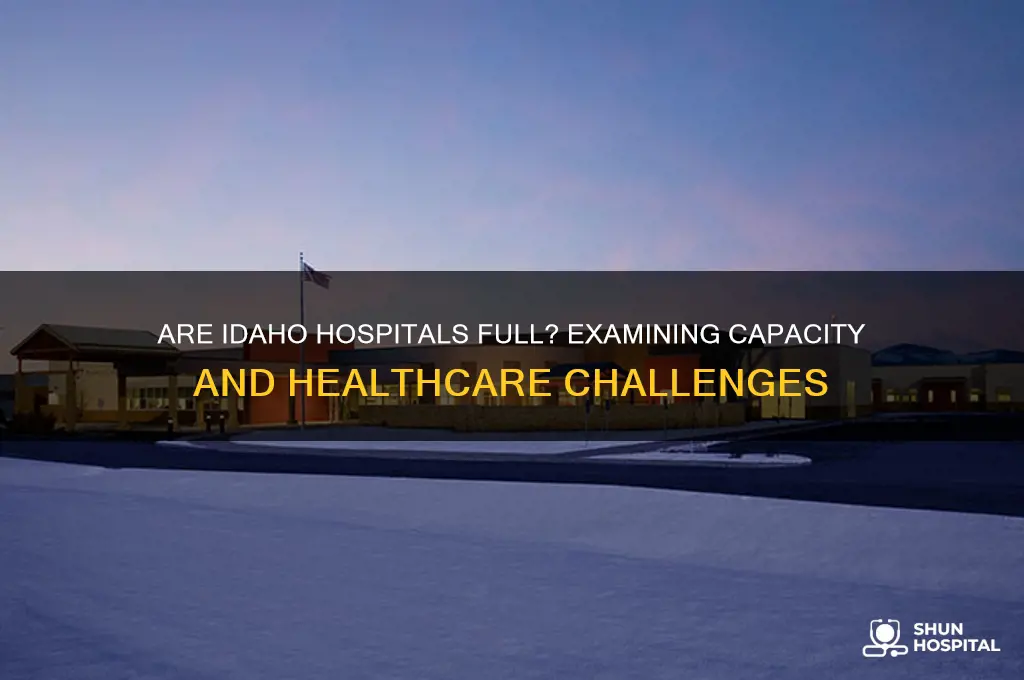 are idaho hospitals full