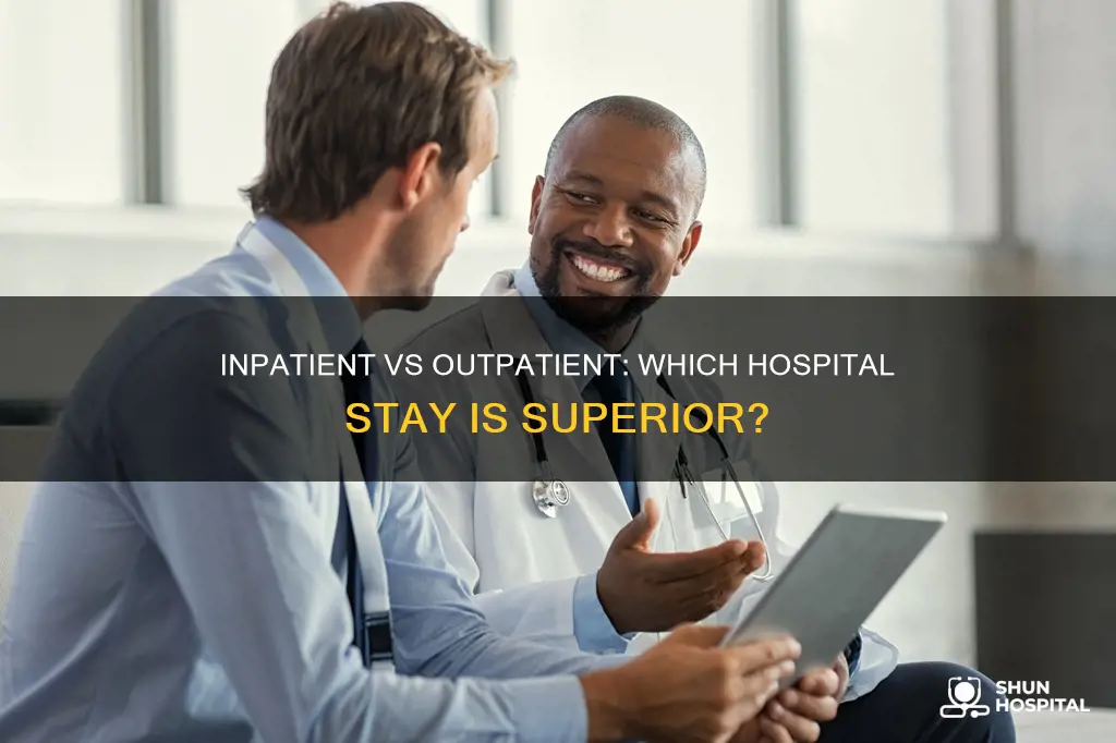are inpatient hospital stays better or outpatient