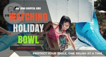 Iowa Kids Cheer for Holiday Bowl from Hospital Beds