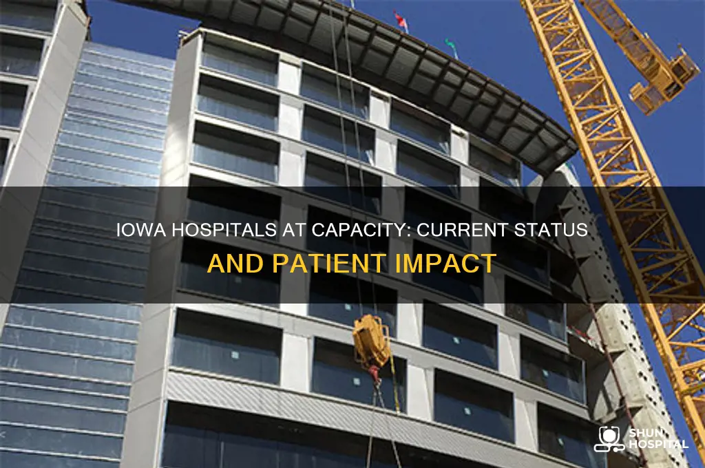 are iowa hospitals at capacity