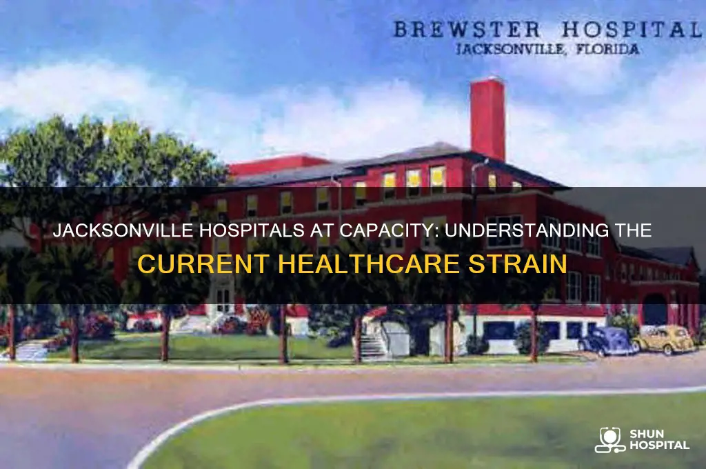 are jacksonville hospitals full