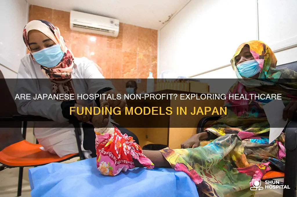 are japan hospitals non profit
