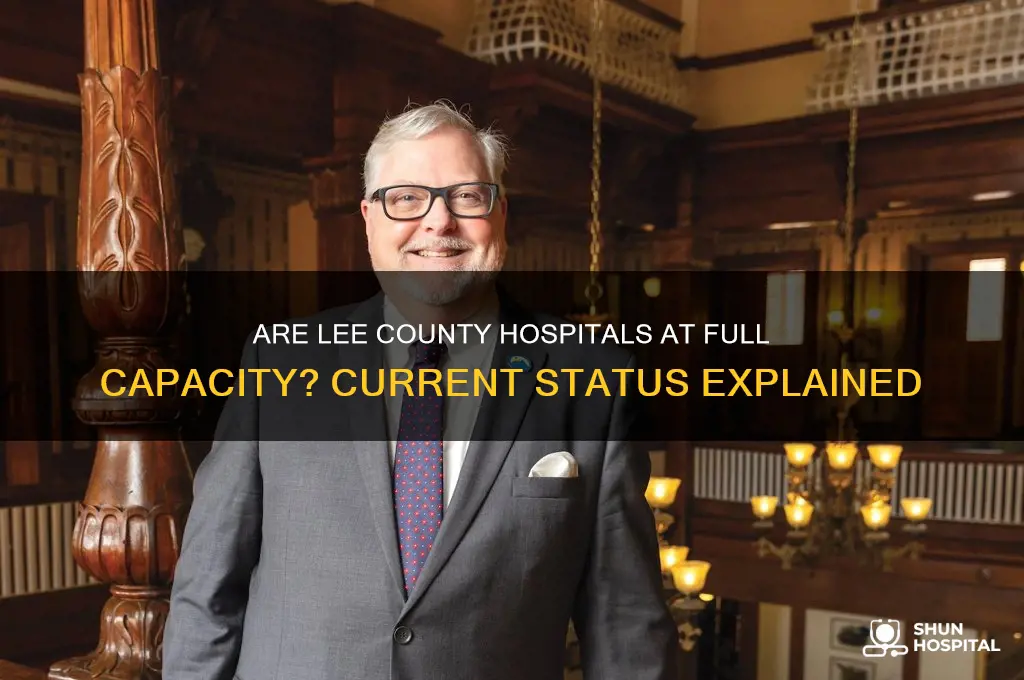are lee county hospitals full