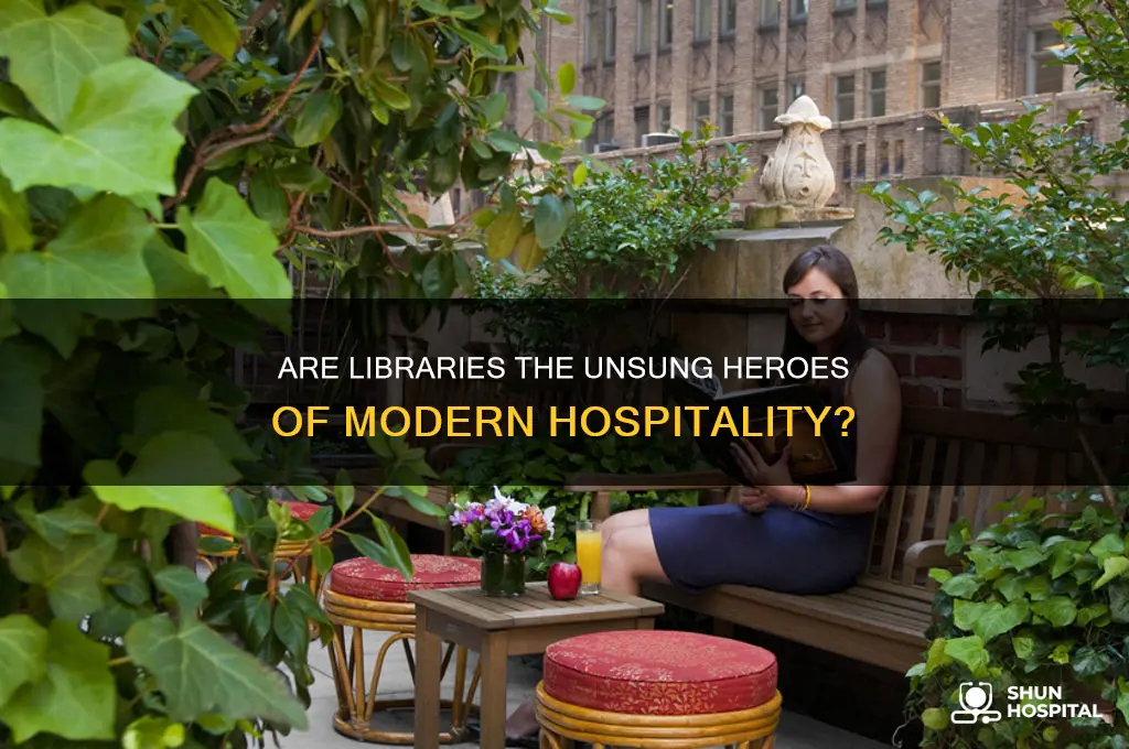 are libraries considered hospitality