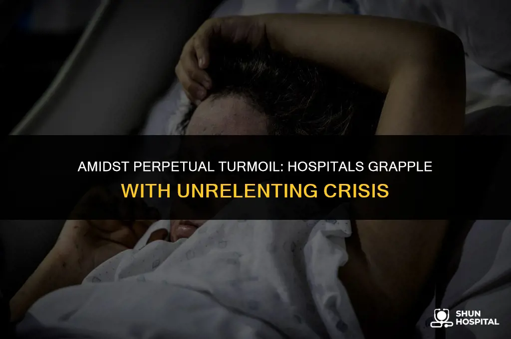 are living constant crisis fills hospitals