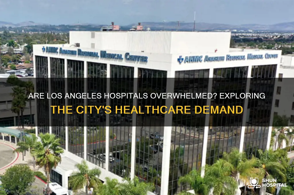 are los angeles hospitals busy